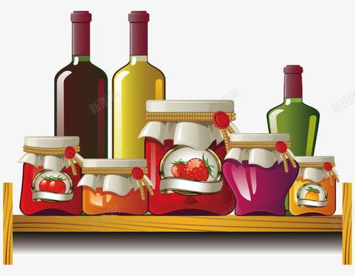 水果罐頭 創意素材 架子素材